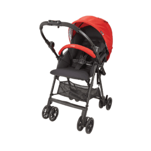 Combi Neyo stroller in red.