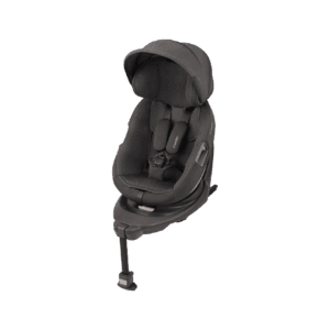 Combi THE S ISOFIX car seat in black.