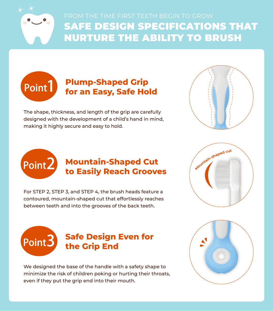 combi-baby-oral-care-teteo-toothbrush-grip-bristle-features