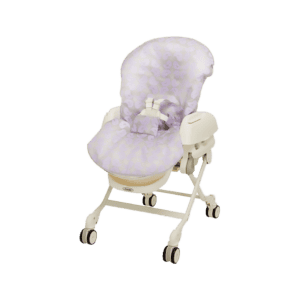Combi High Chair Cover (Bird), fitted over a parenting-station seat.